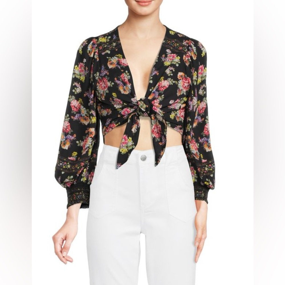 ALICE + OLIVIA
Marlee Floral Crop Top
